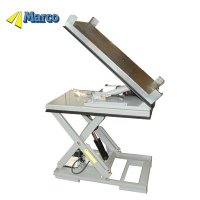 Marco Customsized 40 gradi inclinamento pallet Hydraulic Scissor Lift Table magazzino gru