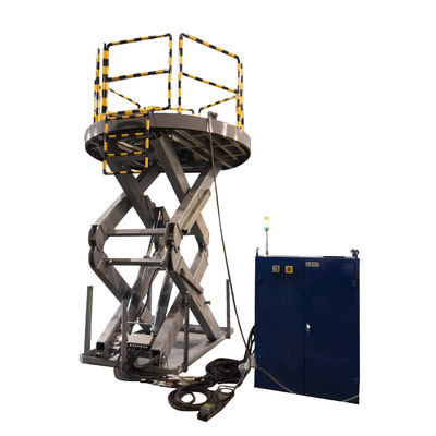 Capacità 6000 kg Europa Standard CE EN1570-1 Piattaforma di sollevamento idraulica a forbice con maniglia