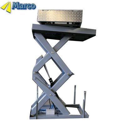Tavola giratoria a motore idraulico su tavolo elevatore a forbice idraulica per laboratorio di verniciatura